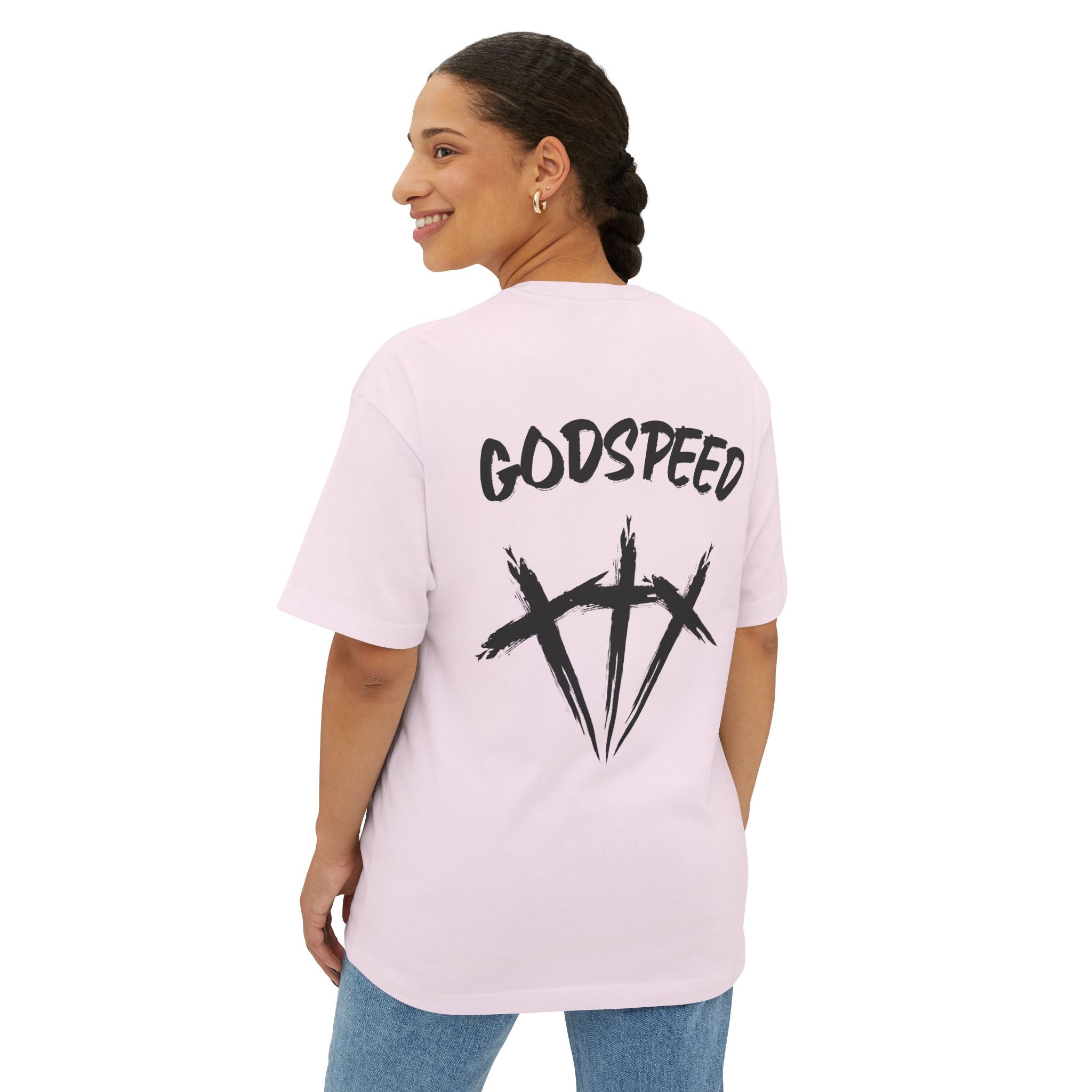 Psalm 121:8 | Godspeed Oversized Boxy Tee