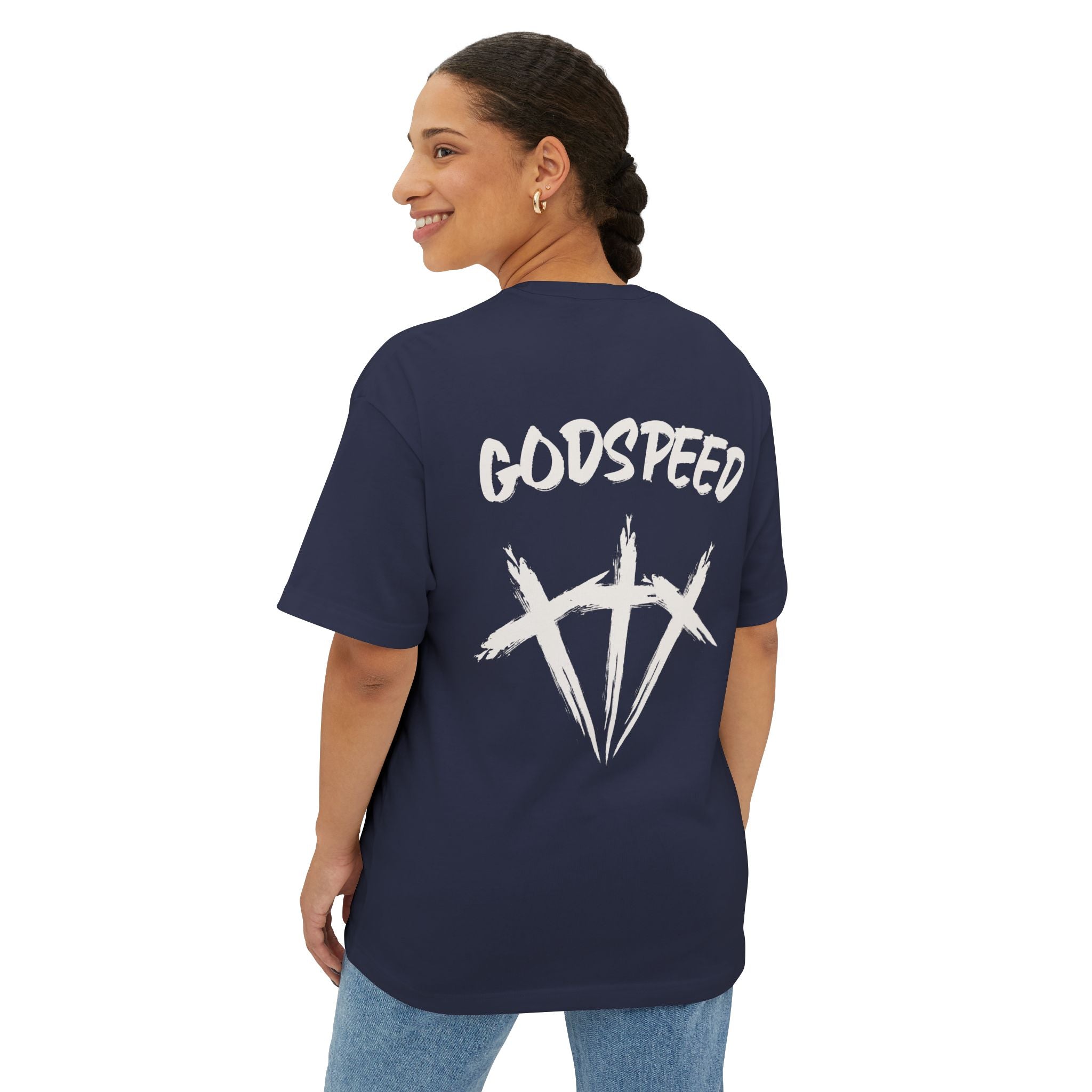 Psalm 121:8 | Godspeed Oversized Boxy Tee