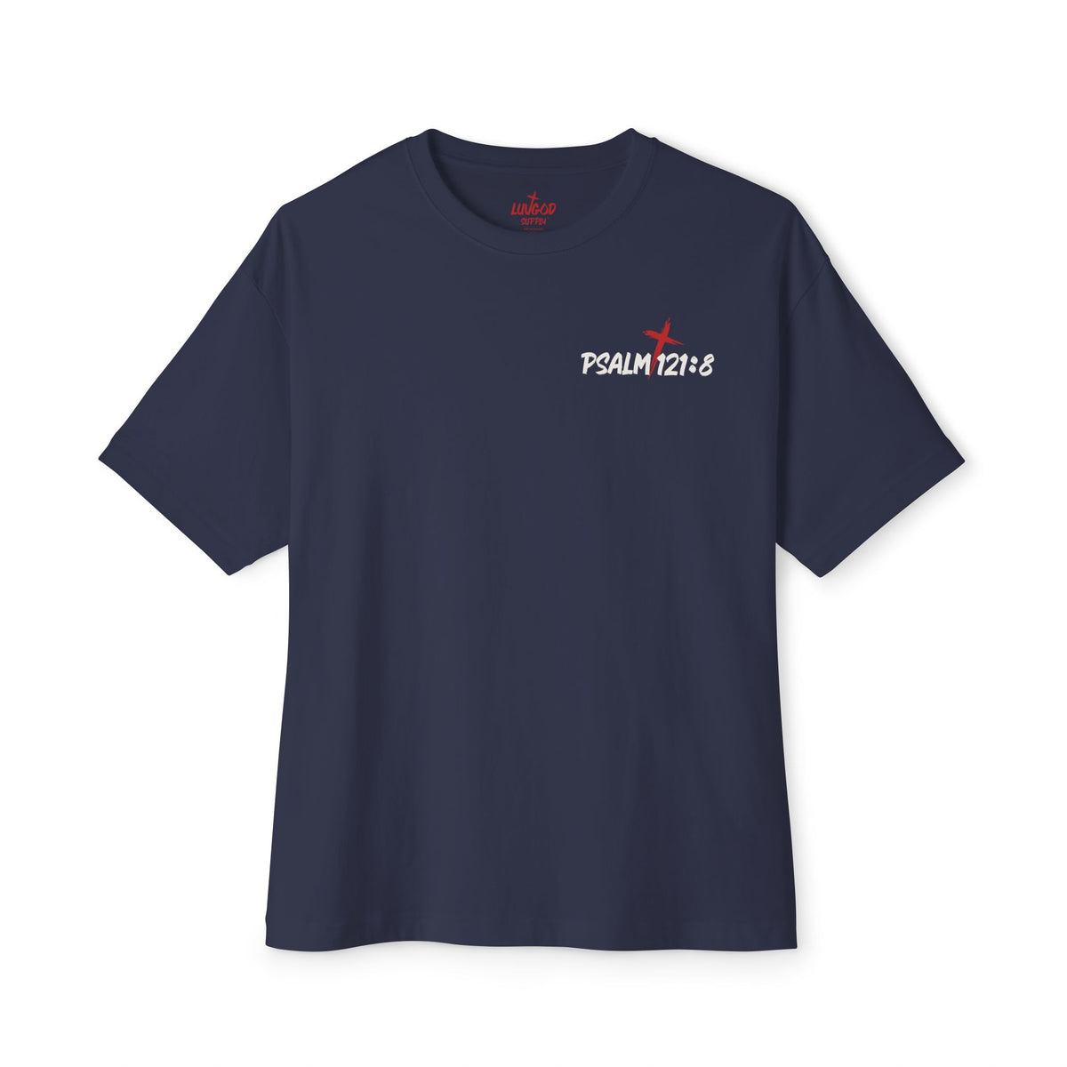 Psalm 121:8 | Godspeed Oversized Boxy Tee