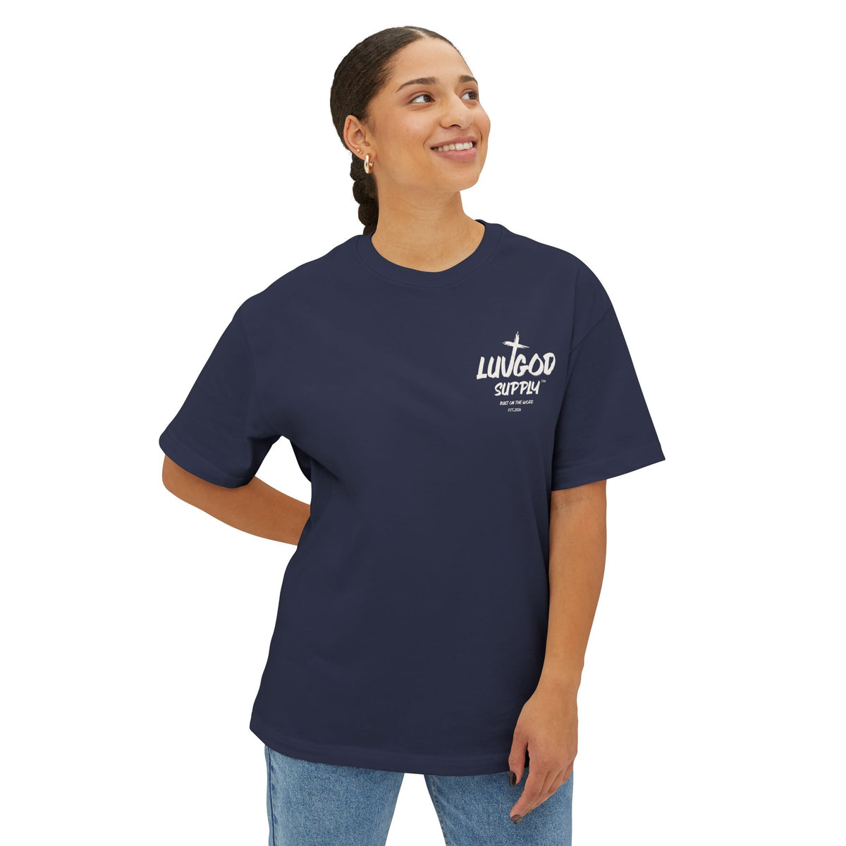 John 10:11 | The Good Shepherd Oversized Boxy Tee