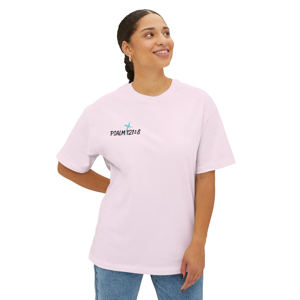 Psalm 121:8 | Godspeed Oversized Boxy Tee