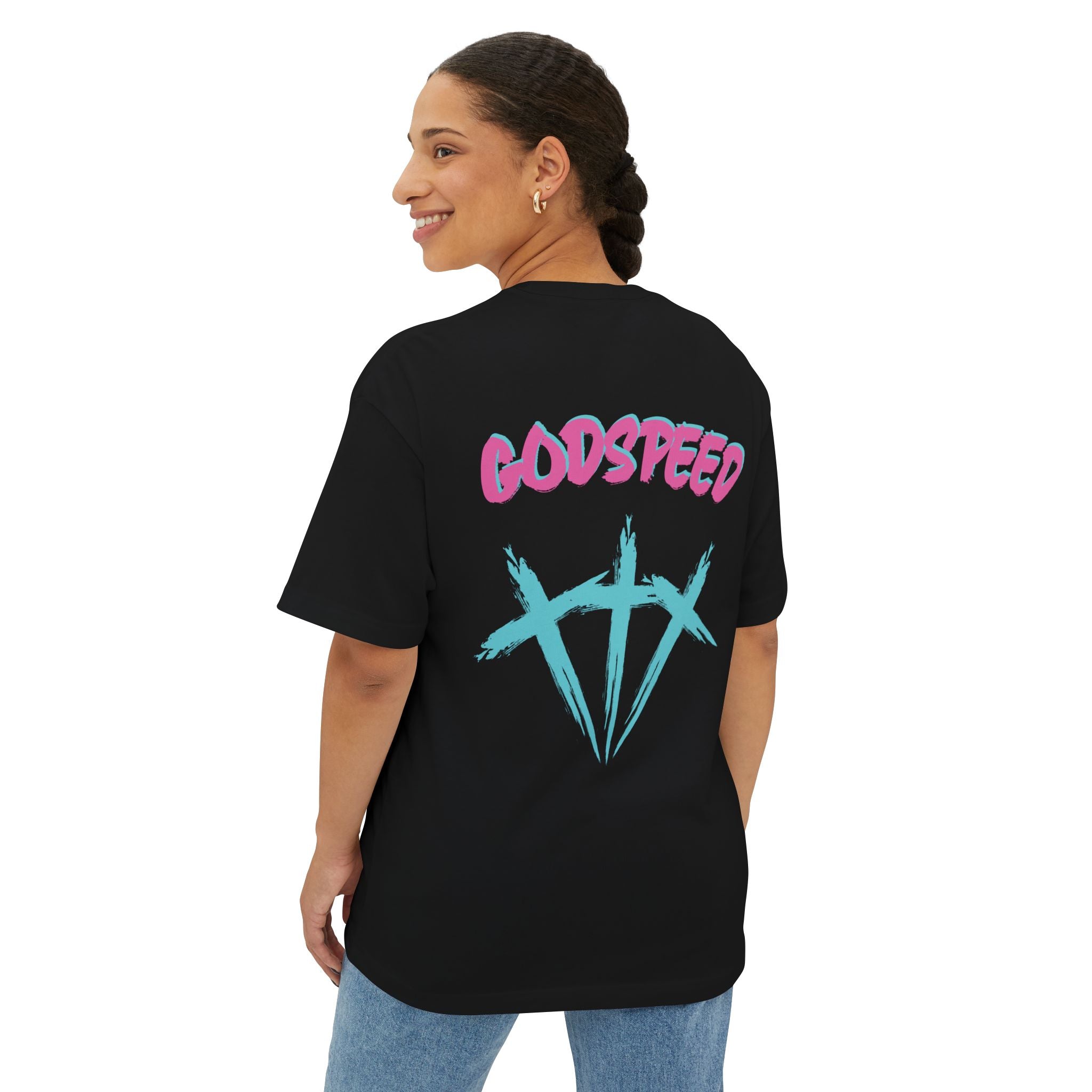Psalm 121:8 | Godspeed Oversized Boxy Tee