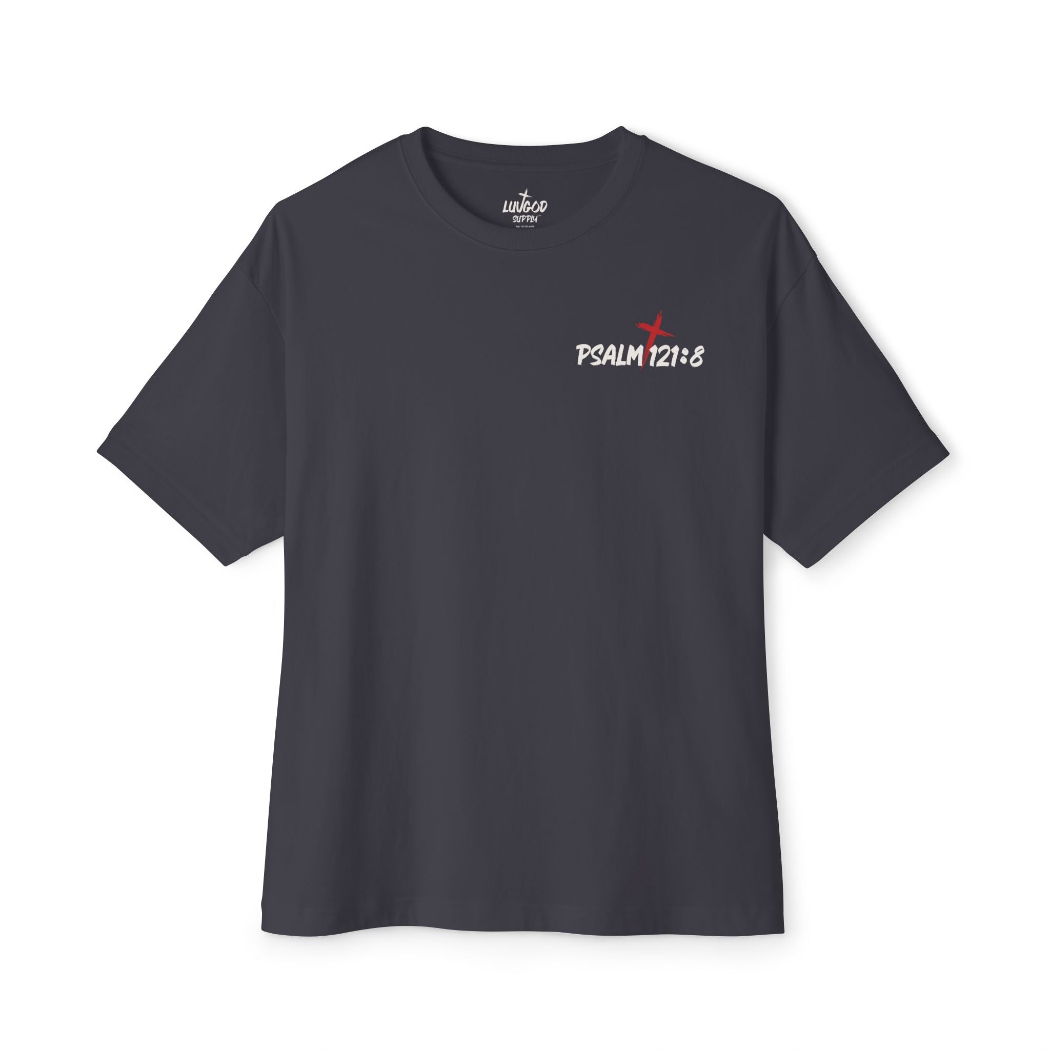 Psalm 121:8 | Godspeed Oversized Boxy Tee