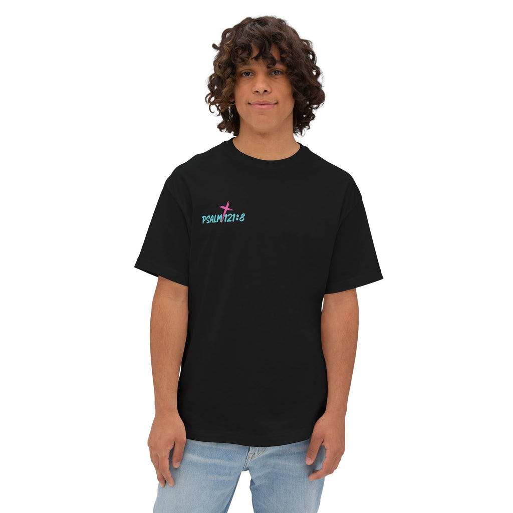 Psalm 121:8 | Godspeed Oversized Boxy Tee