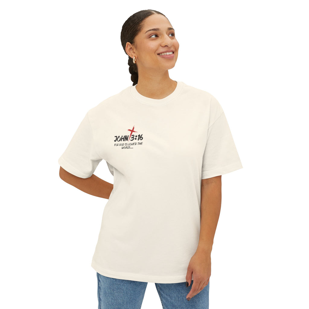 John 3:16 | Only One Oversized Boxy Tee
