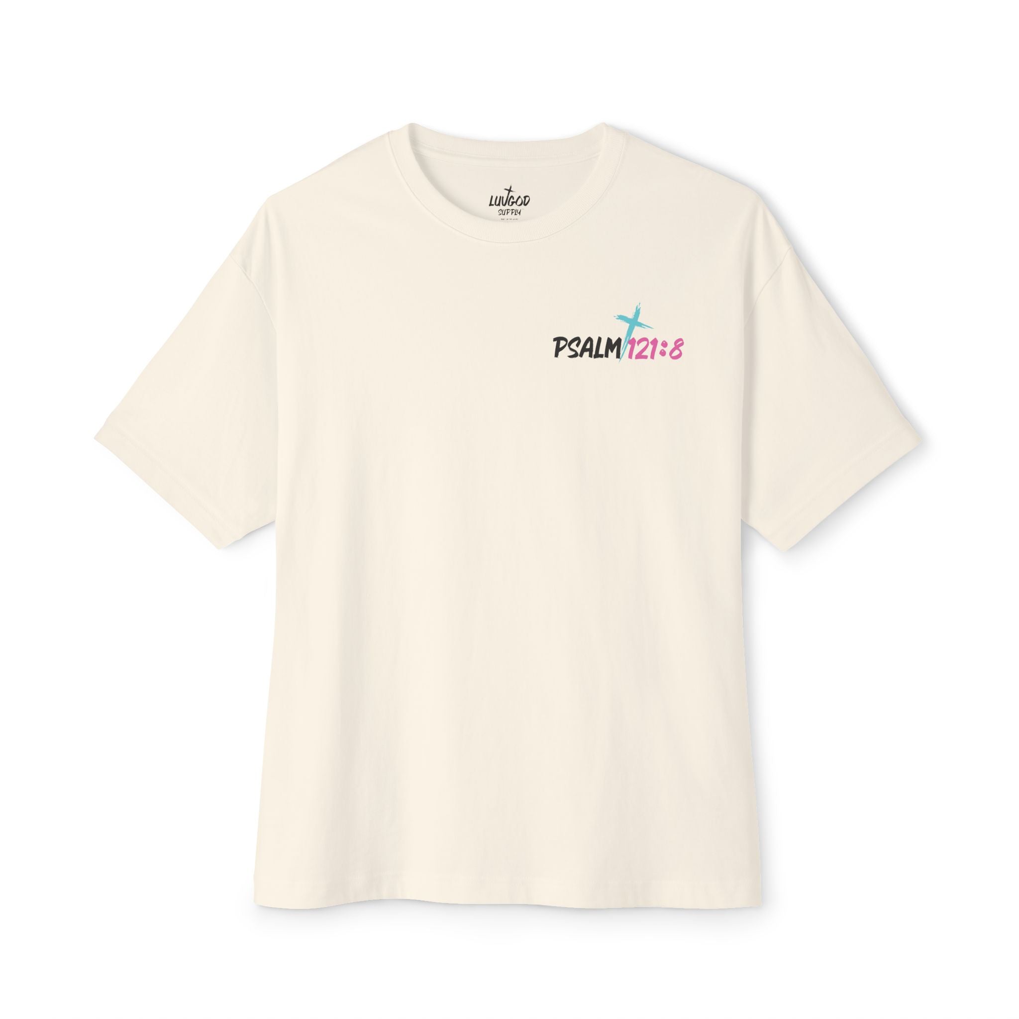Psalm 121:8 | Godspeed Oversized Boxy Tee