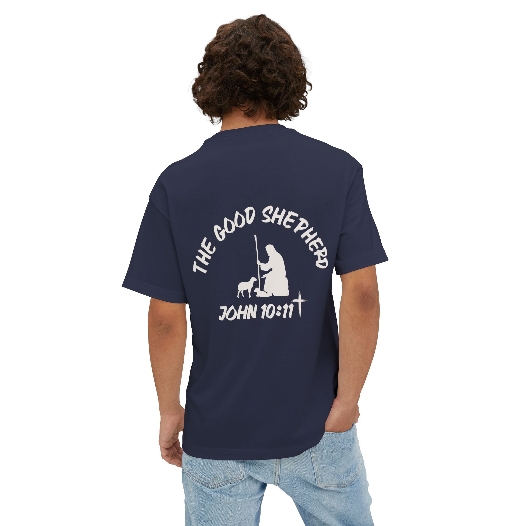 John 10:11 | The Good Shepherd Oversized Boxy Tee
