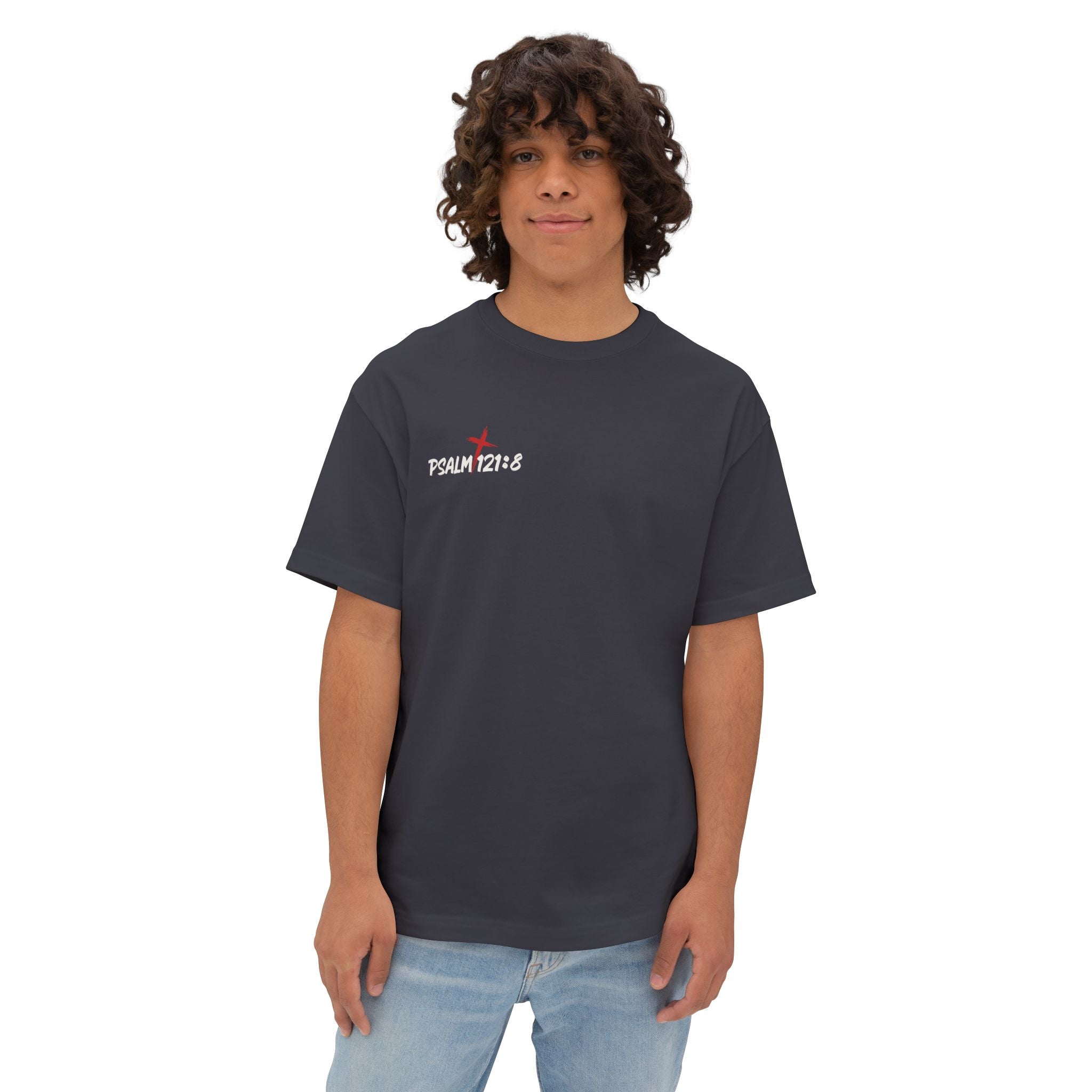 Psalm 121:8 | Godspeed Oversized Boxy Tee