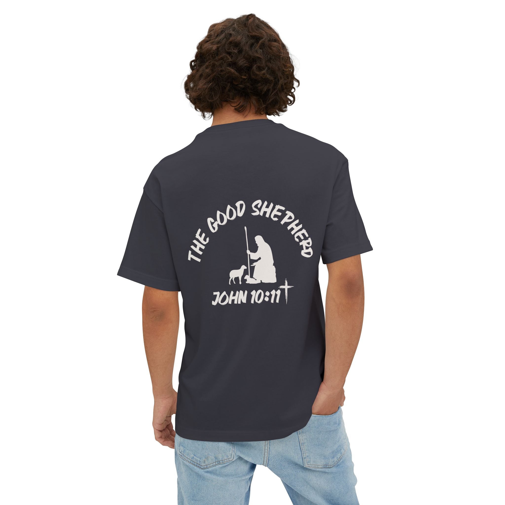 John 10:11 | The Good Shepherd Oversized Boxy Tee
