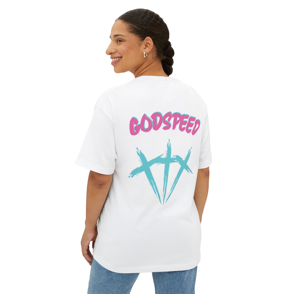 Psalm 121:8 | Godspeed Oversized Boxy Tee