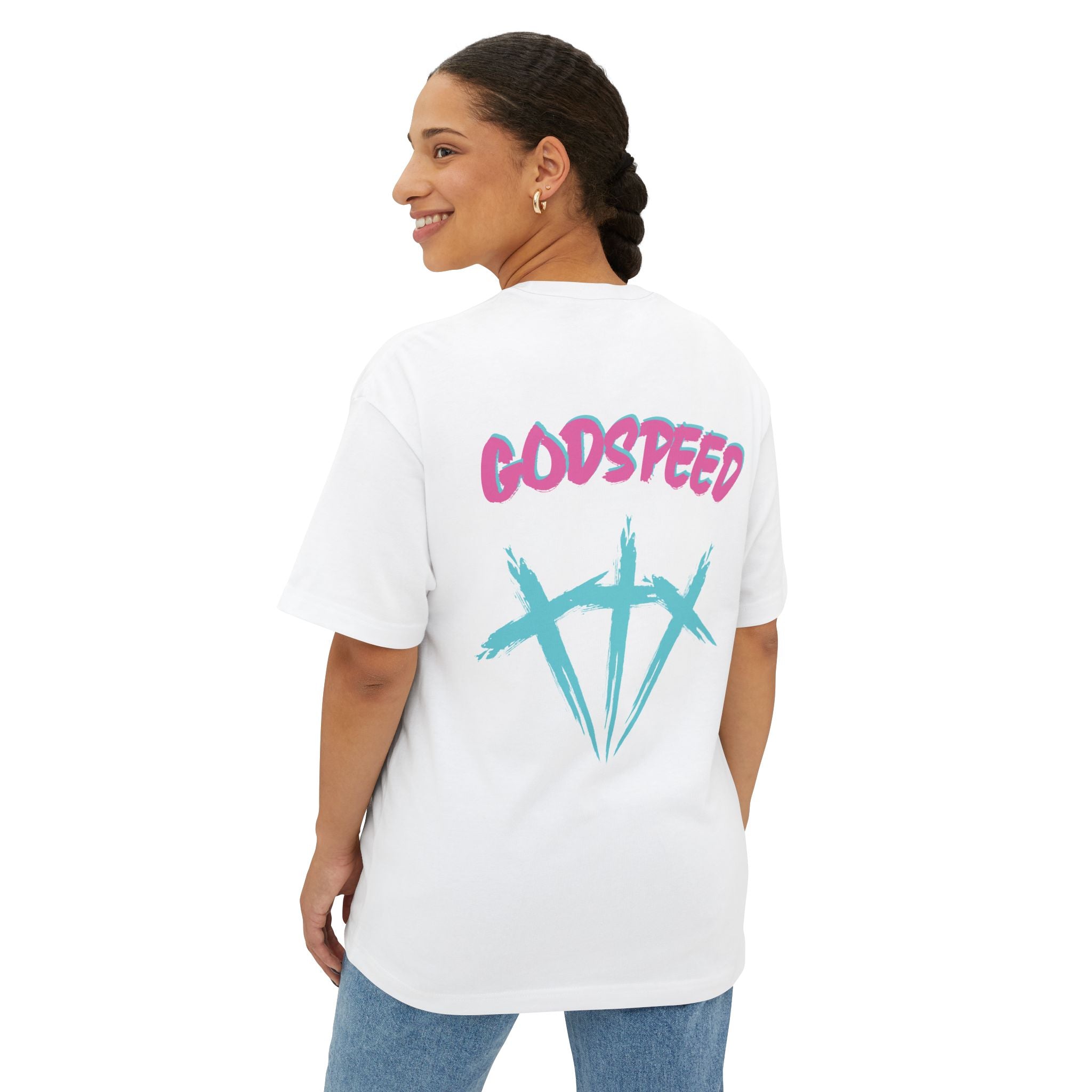Psalm 121:8 | Godspeed Oversized Boxy Tee