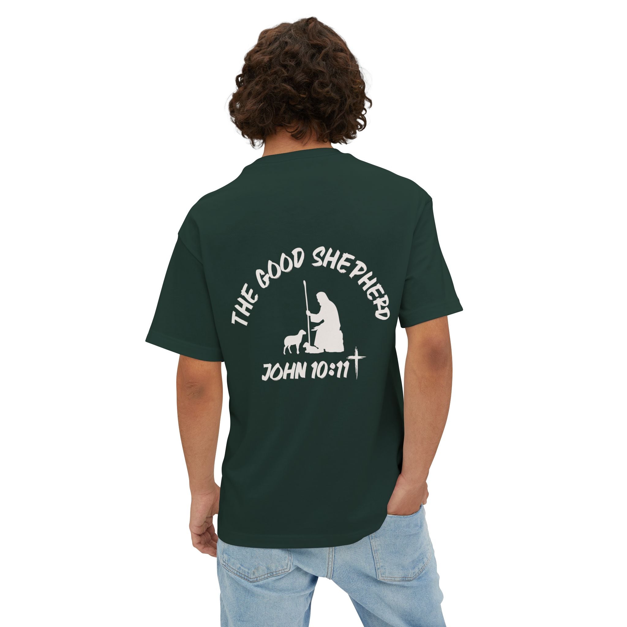 John 10:11 | The Good Shepherd Oversized Boxy Tee